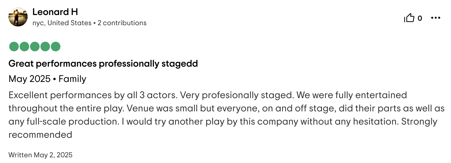 Trip Advisor Review